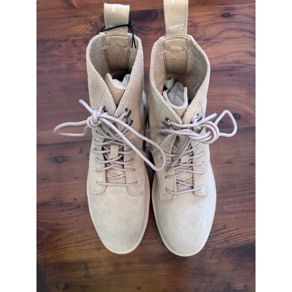 SOREL Lace-up Hi-line boots canoe tawny buff NEW Retail $185 - Size 8.5 NIB NEW - Picture 11 of 16